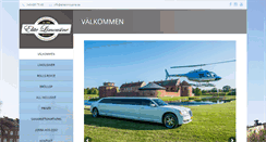 Desktop Screenshot of elitelimousine.se