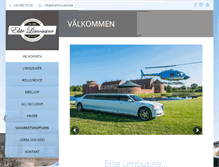 Tablet Screenshot of elitelimousine.se